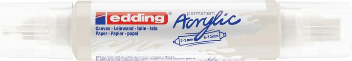 Immagine prodotto Edding Marcatore acrilico 5400 Double Liner (Bianco, 10 mm, 1 x)