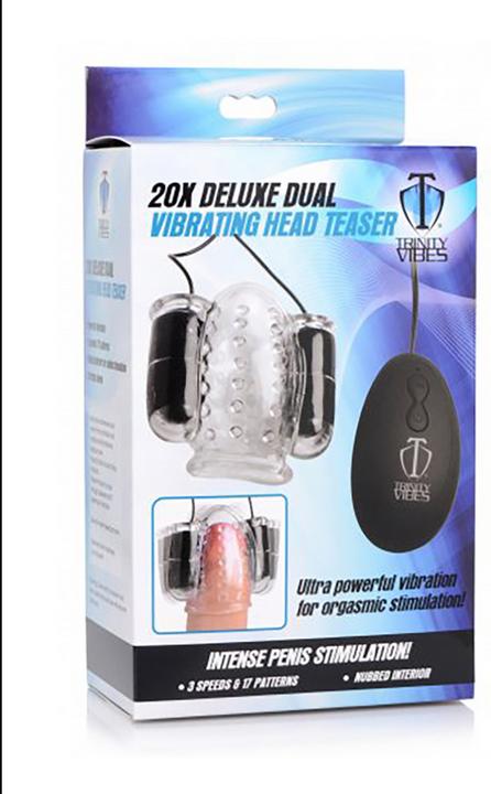 Pipedream 20X Deluxe Dual Vibrating Head Teaser