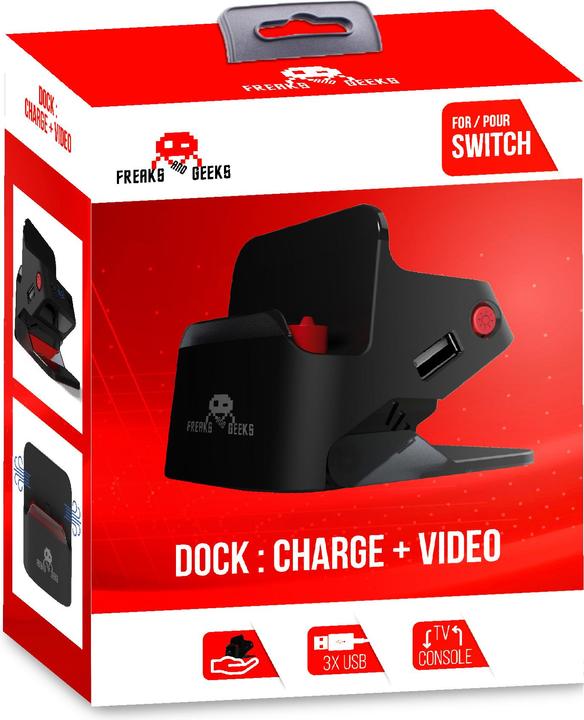 Actual product image Freaks and Geeks Nintendo - Dock : Charge + Video (Switch)