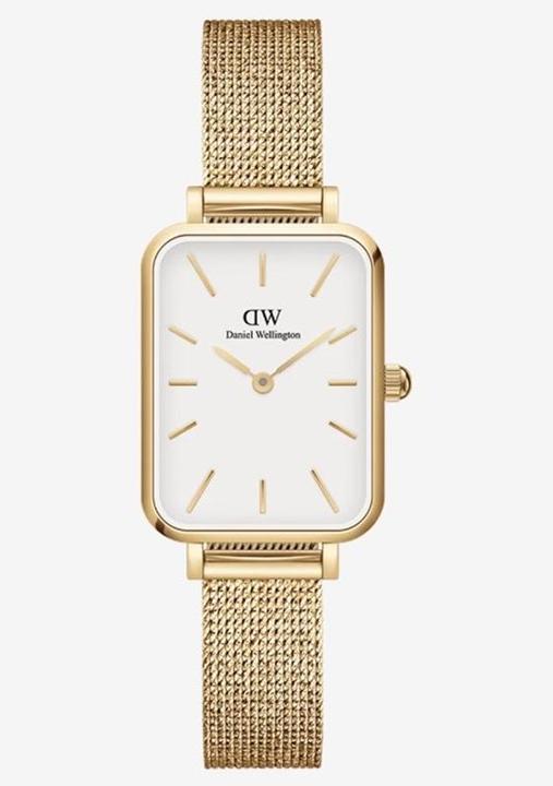 Immagine prodotto Daniel Wellington Quadro Pressed Evergold Bianco (Orologio da polso analogico, 20 mm)