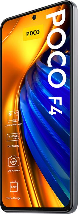 Productafbeelding Xiaomi Poco F4 (256 GB, Maanlicht zilver, 6.67", Dubbele SIM, 64 Mpx, 5G)
