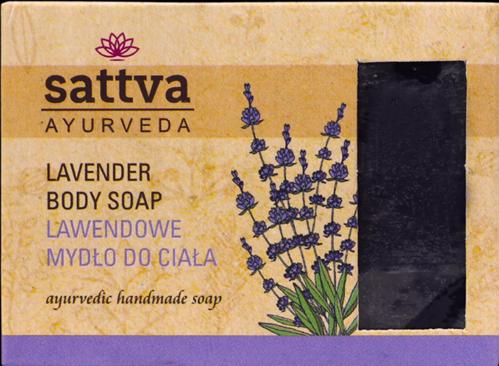 Actual product image Sattva Ayurveda Sattva Body Soap Indian Glycerin Soap Lavender 125G (refill)