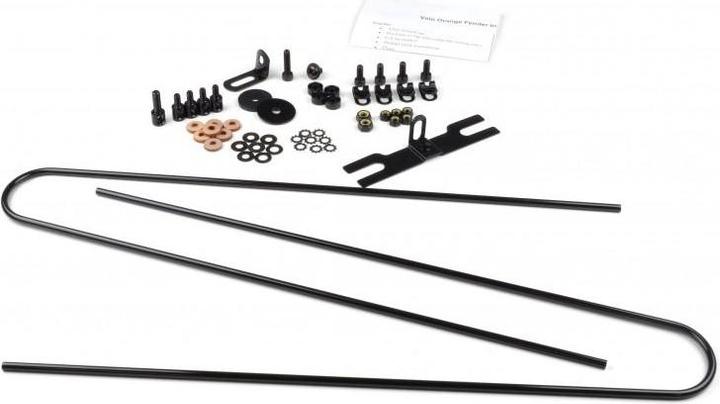 Velo Orange Smooth mudguard 26", 60mm, black (Mudguard set)