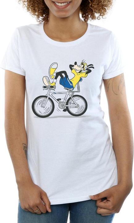 Actual product image Disney Womens/Ladies Goofy Tour De Goofy Cotton T-Shirt (XXL)