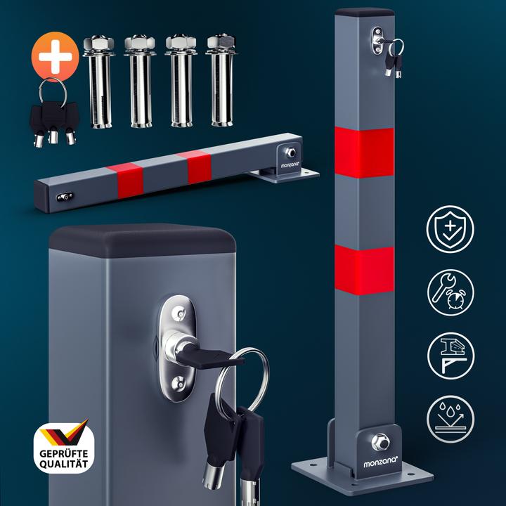 Immagine prodotto Monzana Set di 3 barriere per parcheggio