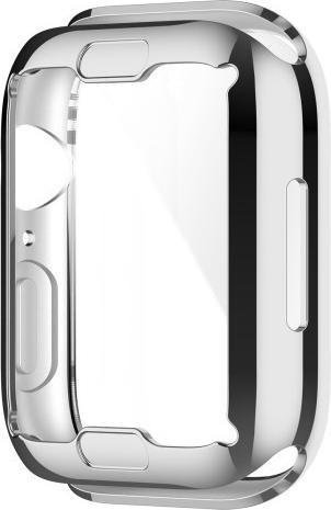 Produktbild Cover-Discount Apple Watch 45mm - Gummi Schutz Case silber