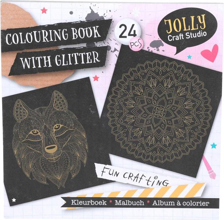 Immagine prodotto Jolly Craft Studio Libro da colorare con glitter