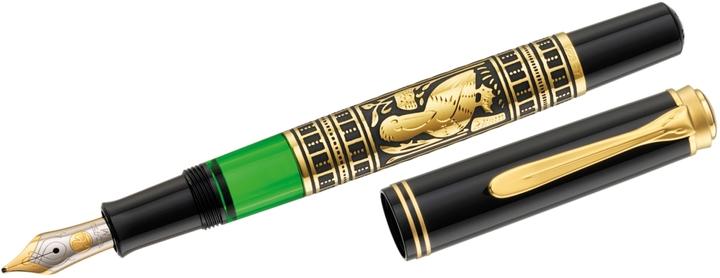 Produktbild Pelikan Füllhalter M700 Toledo B Etui (Schwarz, Gold, Grün, 1 x)
