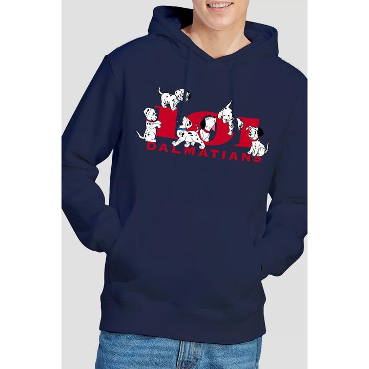 Actual product image 101 Dalmatians Mens Puppies Hoodie (L)