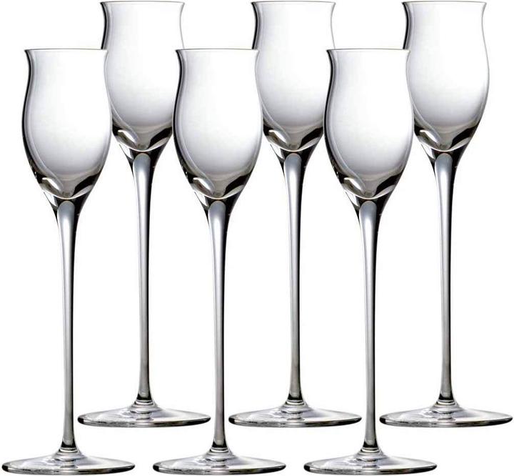 Stölzle Fine brandy glasses mouth blown Q1 (0.60 dl, 6 x, Liqueur glasses + grappa glasses)
