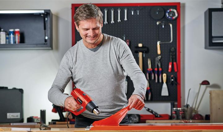 Actual product image Einhell Hot air blower incl. accessories