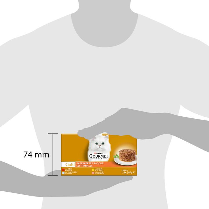 Produktbild Gourmet Gold (Senior, Adult, 4 Stk., 85 g)