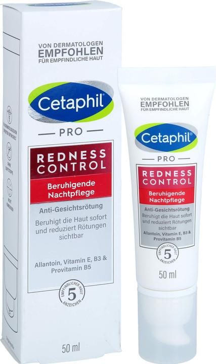 Immagine prodotto Cetaphil Pro RednessControl Trattamento Notte Lenitivo, 50 ml Crema (50 ml, Crema notte)