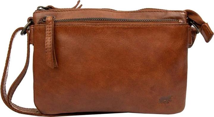 Immagine prodotto Bear Rock Bärende Design kleiner Crossbodybag / Umhängetaschen Damen - Leder - Maithe - Cognac