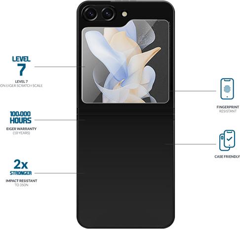 Image du produit Eiger Mountain Glass (1 pièce(s), Samsung Galaxy Z Flip5, Samsung Galaxy Z Flip6)