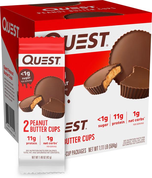 Produktbild Quest Nutrition Peanut Butter Cups (Erdnuss, 12 Stk., 504 g)