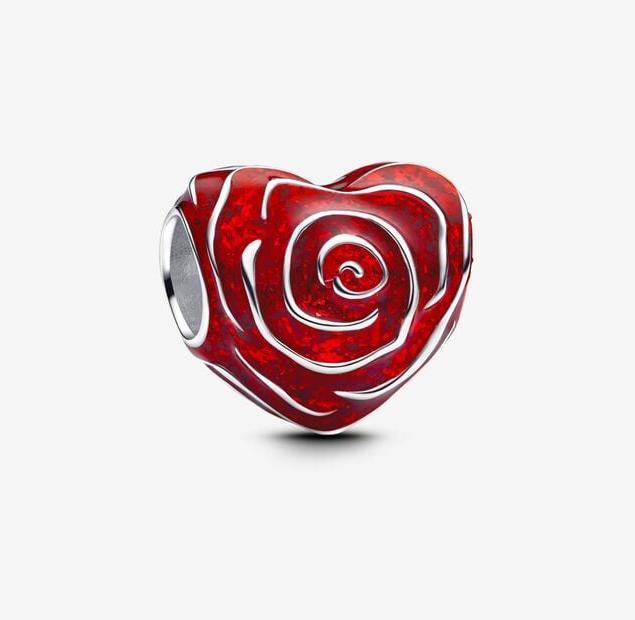 Immagine prodotto Pandora Fascino del cuore rosa (Sterling silver, Vernice a smalto)