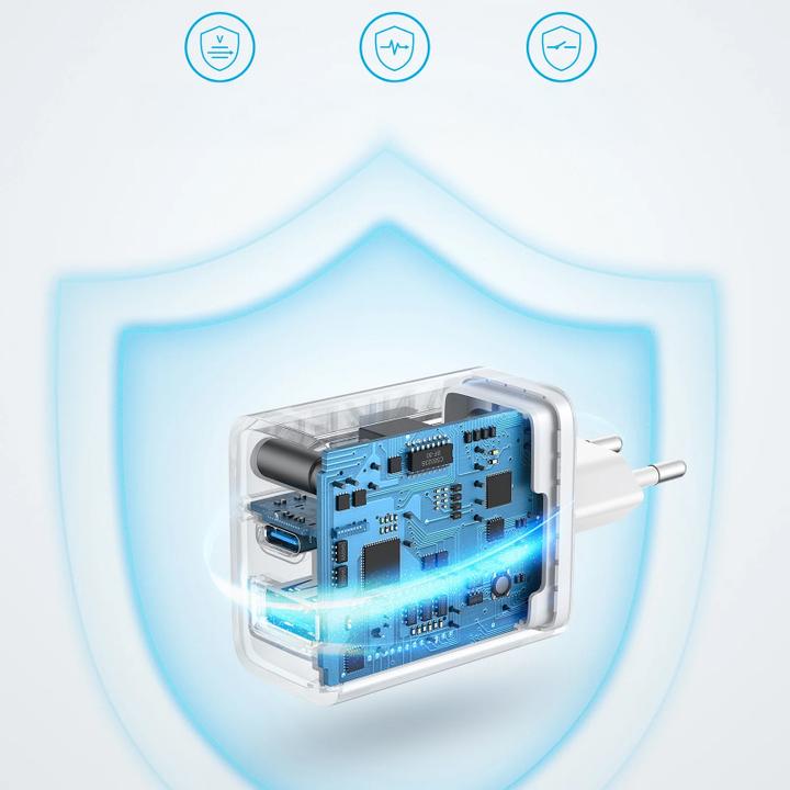 Produktbild Anker 20W USB-C und USB-A Anschluss 2-Ports Wandladegerät (20 W)