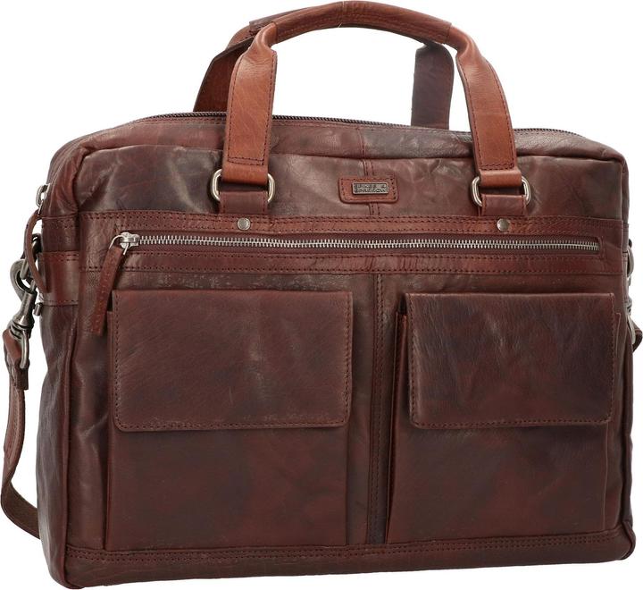 Immagine prodotto Spikes & Sparrow Cartella in pelle con scomparto per laptop da 41 cm