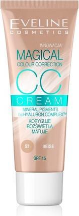 Actual product image Eveline Magical Colour Correction CC Cream SPF15 multifunkcyjny podkład 53 Beige 30ml (53 beige)