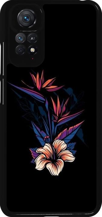 Produktbild PhoneLook Hülle Dark Flowers (Xiaomi Redmi Note 11, Oppo A11s)