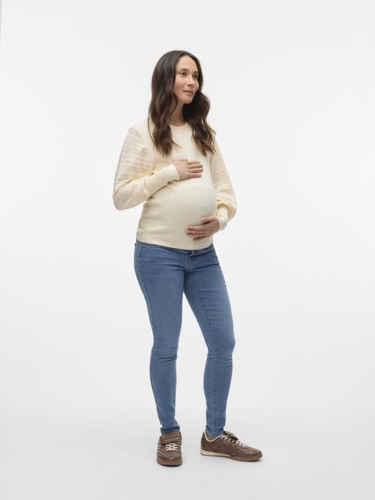 Produktbild Vero Moda Maternity Normal geschnitten Rundhals Lange Bündchen Pullover Gestricktes Oberteil (XL)