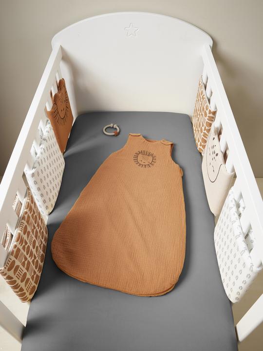 Actual product image Vertbaudet Baby bed surround/playpen cushion ETHNIC with recycled polyester