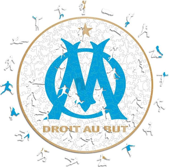 Image du produit Iconic Olympique de Marseille - Logo - Puzzle en bois Taille S (150 pièces) (150 pièces)