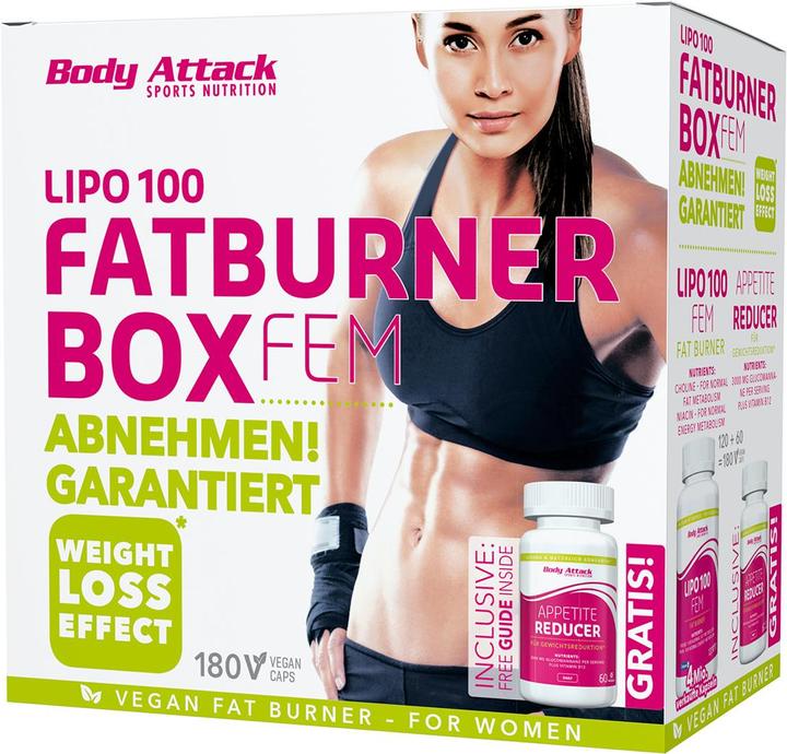 Produktbild Body Attack Fatburner Box FEM (155 g)