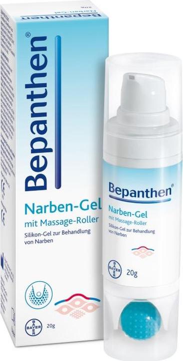Actual product image Bayer Bepanthen Scar Gel with Massage Roller, 20 g gel (Gel)