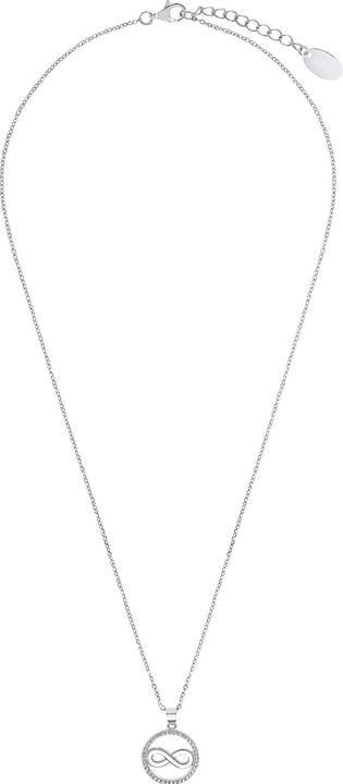 Actual product image S.Oliver Necklace for ladies, 925 Sterling Silver Zirconia Infinity (Silver 925, 42 cm)