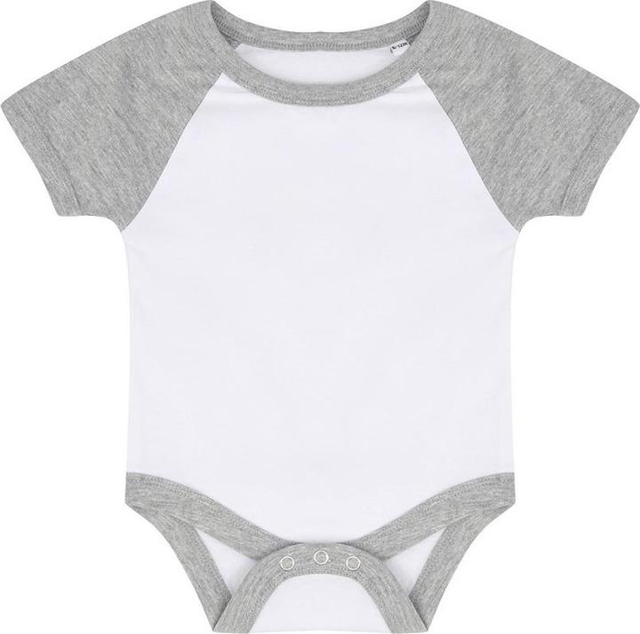 Produktbild Larkwood Baby Essential BaseballBody mit kurzen Ärmeln (62)