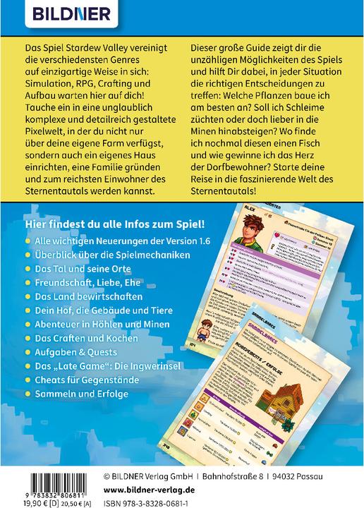 Produktbild Stardew Valley - Der grosse inoffizielle Guide (Deutsch, Anne-Sophie Hardouin, Aaron Kübler, Bettina Pflugbeil, Andreas Zintzsch, 2024)