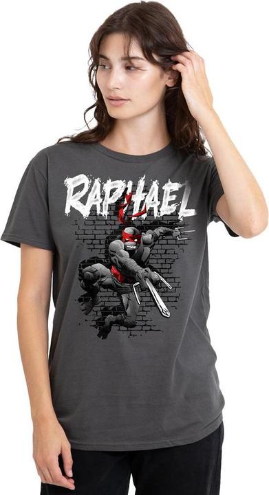Actual product image Teenage Mutant NT Unisex Adult Raphael T-Shirt (M)