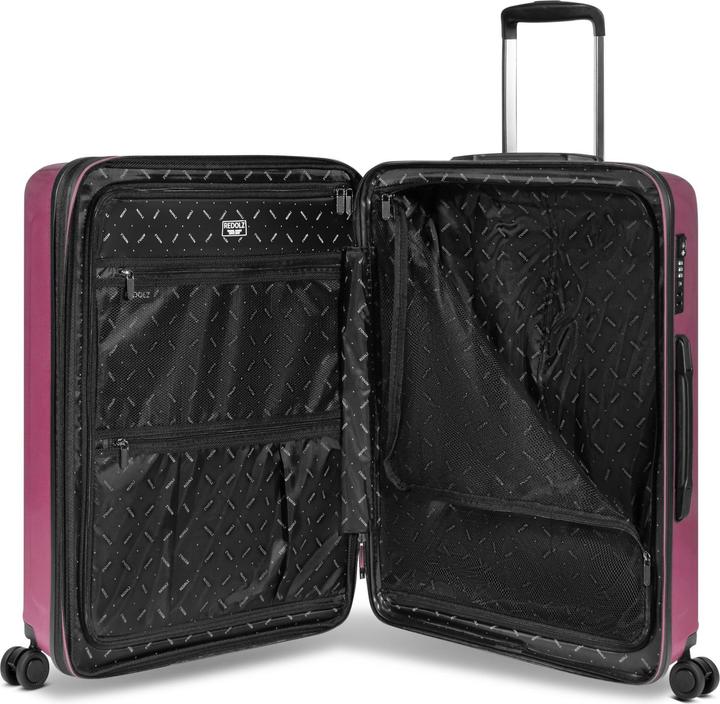Produktbild Redolz Essentials 14 4-Rollen Trolley 65 cm mit Dehnfalte (81 l, M (50 - 90l))