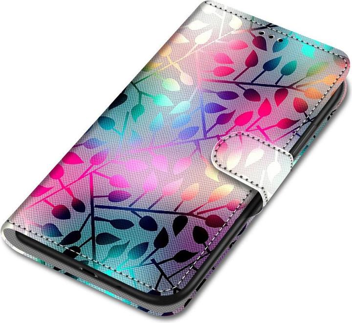Actual product image Cover-Discount iPhone 13 mini - leather case cover leaves (Apple iPhone 13 mini)