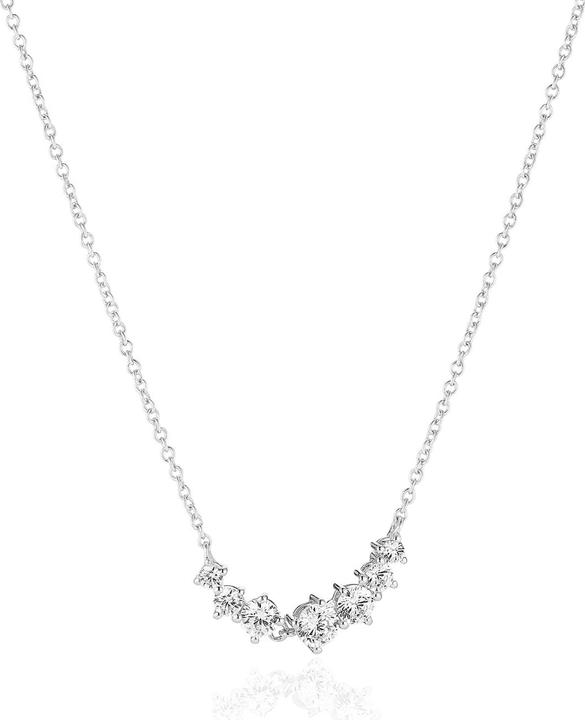 Actual product image Sif Jakobs Dazzling Silver Necklace with Cubic Zirconia Belluno SJ-N42123-CZ-SS (925 silver, 42 cm)