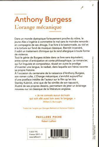 Immagine prodotto L'orange mécanique (Francese, Burgess Anthony, 2017)