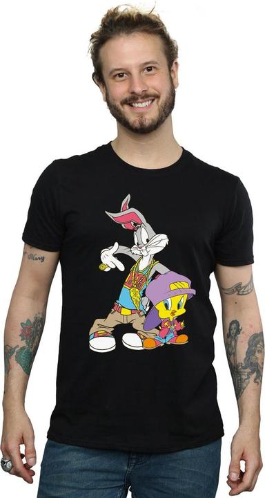 Image du produit Looney Tunes - T-shirt BUGS AND TWEETY HIP HOP - Homme (XXL)