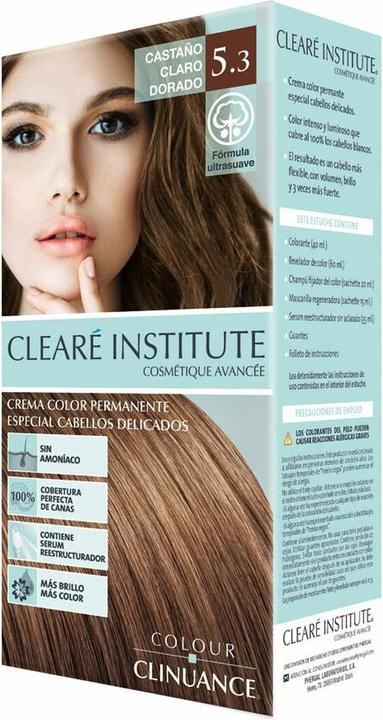 Clearé Institute Colour Clinuance 5.3 Light Golden Brown (Nº 5.3-castaño claro dorado)