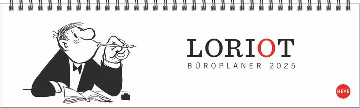 Loriot Büroplaner 2025 (32.5 x 9.3 cm, Deutsch)