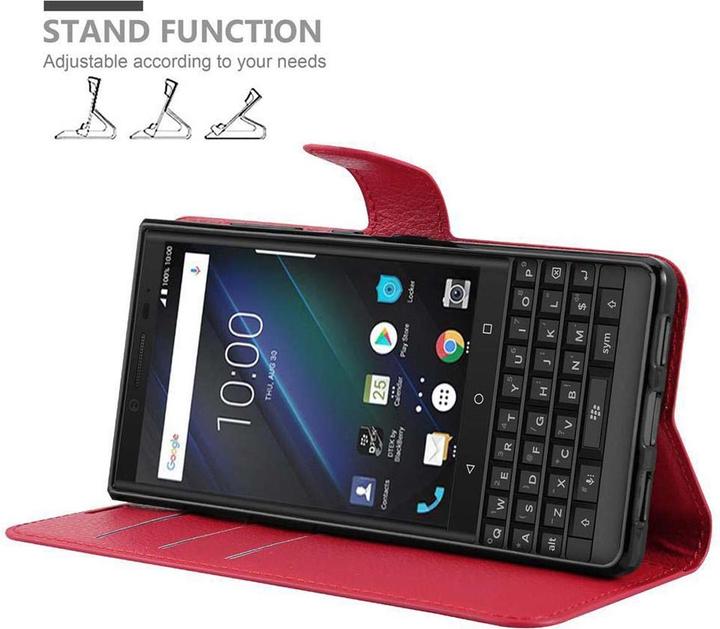 Produktbild Cadorabo Book mit Standfunktion Cover (Blackberry KEY2 LE)