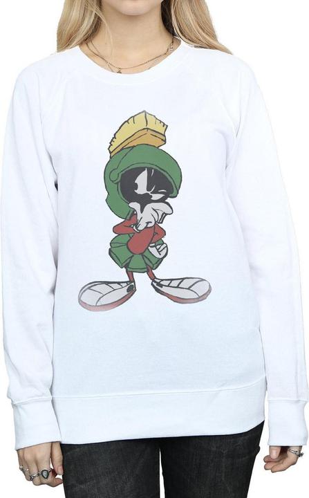Actual product image Looney Tunes Womens/Ladies Marvin The Martian Pose Heather Sweatshirt (S)
