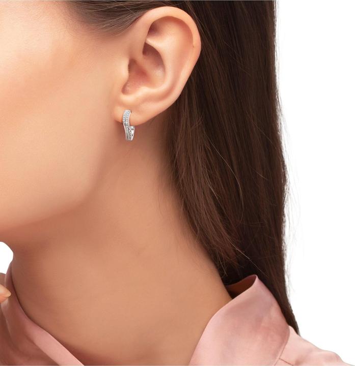 Image du produit Amor Créoles (Zircone, Argent)