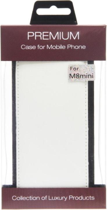Produktbild OEM Slim Leather Flip Case HTC M8 mini - White (HTC One Mini 2)