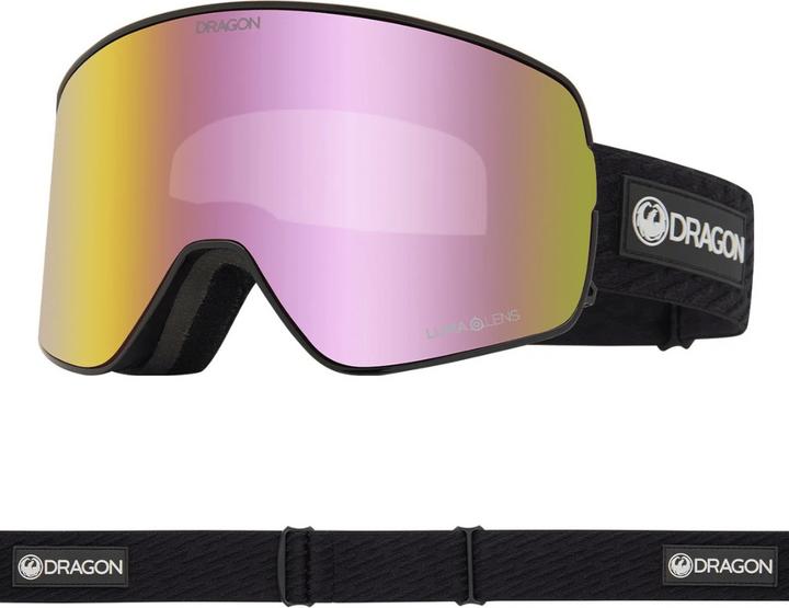 Dragon Alliance NFX2 Skibrille - Kimmy Fasani Signature Lumalens Rose Gold Ionized & Lumalens Light Rose Linse