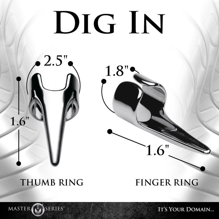 Produktbild Master Series Clawed - Sensation Play Rings - 5 Pieces (2 cm)