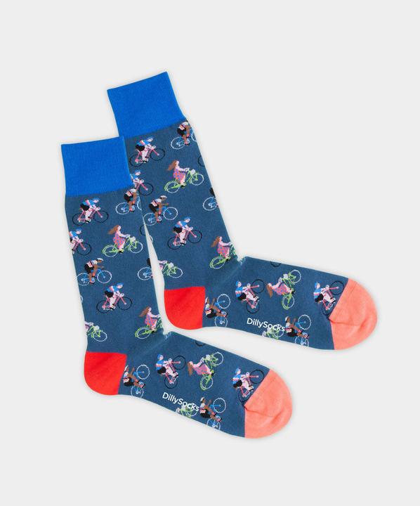 Image du produit DillySocks Blue Bike (Une unité par pack, 36 - 40)