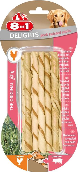 Produktbild Konjac Sponge 8 in 1 8in1 Delights Twisted Pork, 10 stk. - (6 pk/ps) (Adult, 10 Stk., 60 g)
