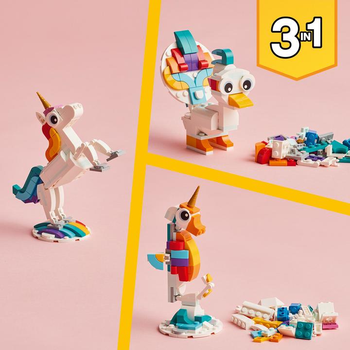 Actual product image LEGO 31140 Magic Unicorn (31140, LEGO Creator 3-in-1)